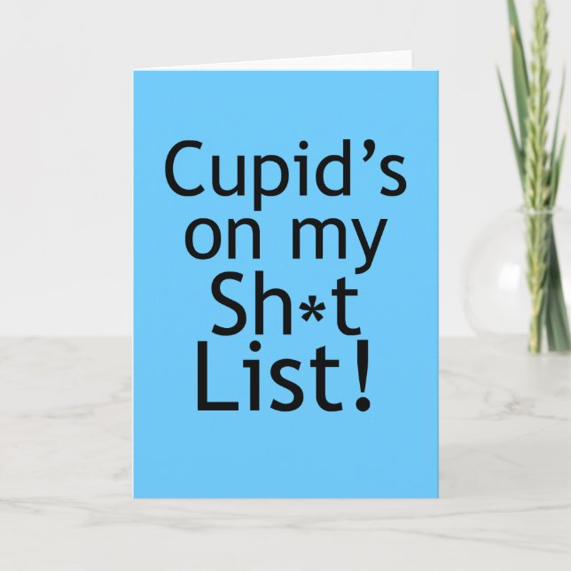 Anti Valentines Day Cards (Front)