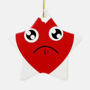 anti valentines day ceramic tree decoration