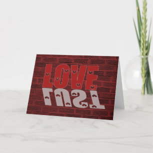 Anti Valentine's Day Love or Lust Card