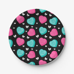 Anti-Valentine's Day Paper Plate