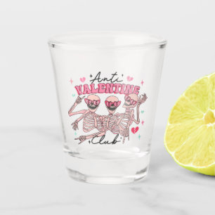 Anti Valentines Day Skeletons  Shot Glass