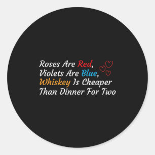 Anti Valentines Day Valentines Drink Anti Valenti Classic Round Sticker
