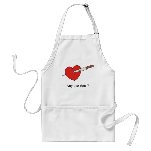 Anti Valentines Gifts Standard Apron (Front)