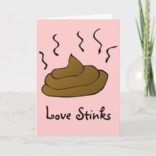 Anti-Valentines: Love is just a bunch of crap Holiday Card