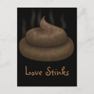 Anti-Valentines: Love is just a bunch of crap Holiday Postcard