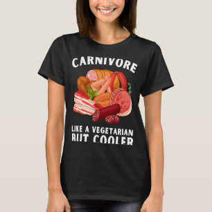 Anti Vegan Carnivore Meat Eater Keto Diet T-Shirt