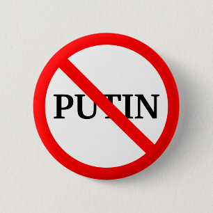 Anti Vladimir Putin Button
