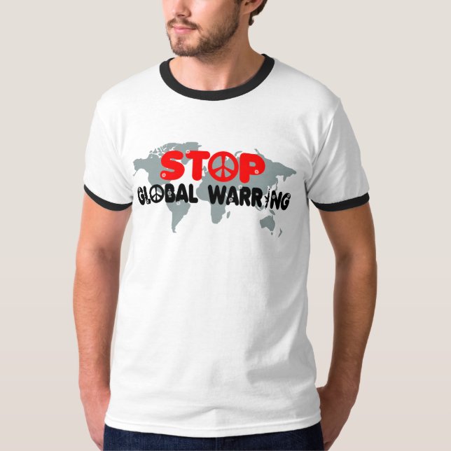 Anti War-Peace sign T-Shirt (Front)