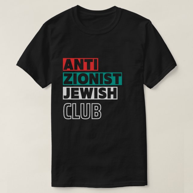 Anti Zionist Jewish Club light Mens T-Shirt (Design Front)