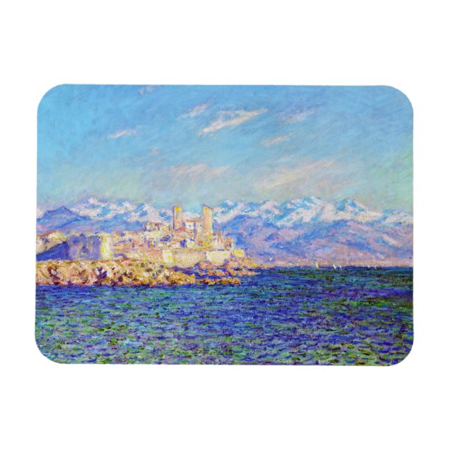 Antibes, Afternoon Effect, 1888 Claude Monet cool, Magnet (Horizontal)