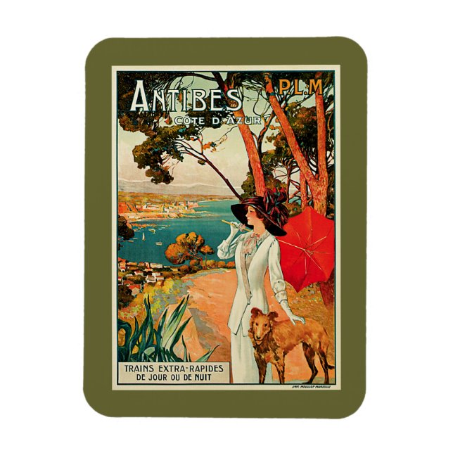Antibes ~ Cote D'Azur Magnet (Vertical)