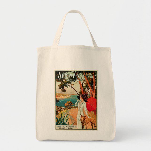 Antibes ~ Cote D'Azur Tote Bag (Front)