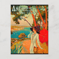 Antibes France Vintage Poster