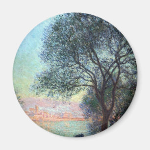 Antibes in the Morning by Claude Monet Magnet