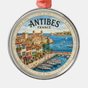 Antibes Old Town France Metal Tree Decoration