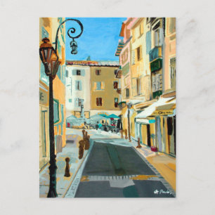 Antibes Street Scene Postcard