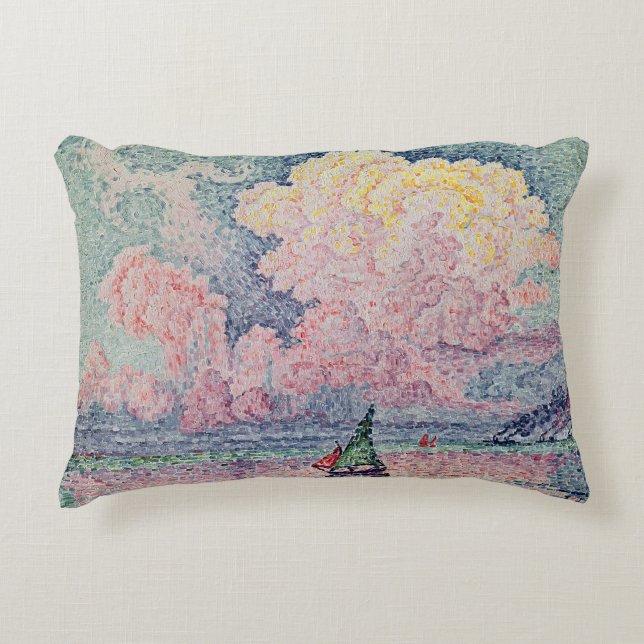 Antibes, the Pink Cloud, 1916 Decorative Cushion (Front)