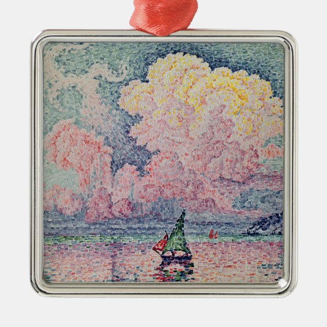 Antibes, the Pink Cloud, 1916 Metal Tree Decoration (Front)