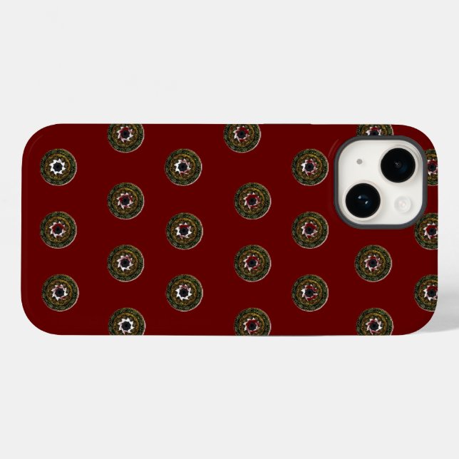 Antic Brooch Case-Mate iPhone Case (Back (Horizontal))