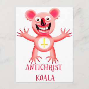 ANTICHRIST KOALA POSTCARD