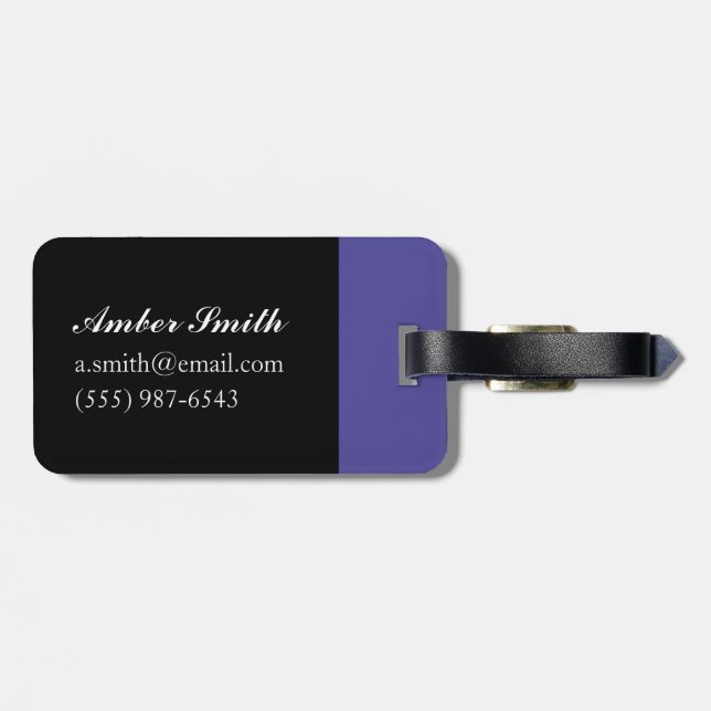 Anticipation 2001 luggage tag (Back Horizontal)