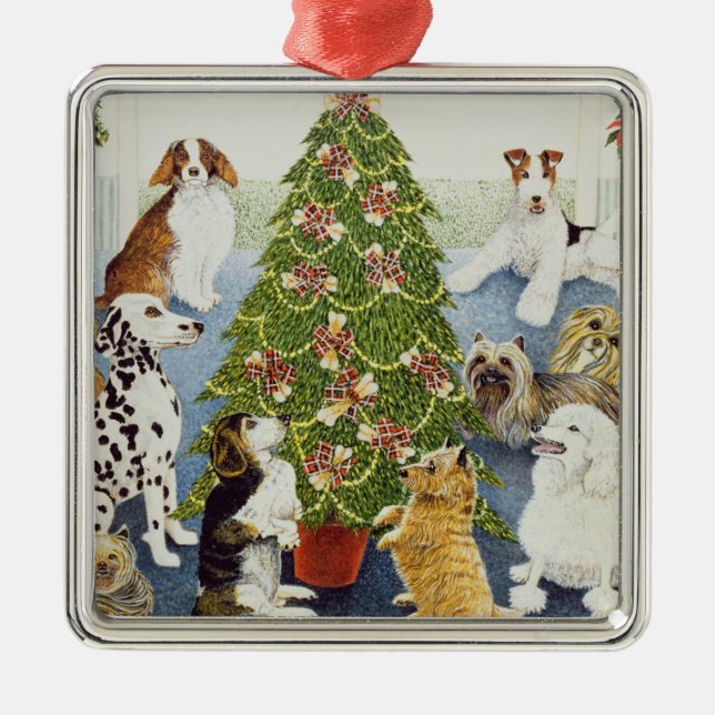 Anticipation Metal Tree Decoration (Front)