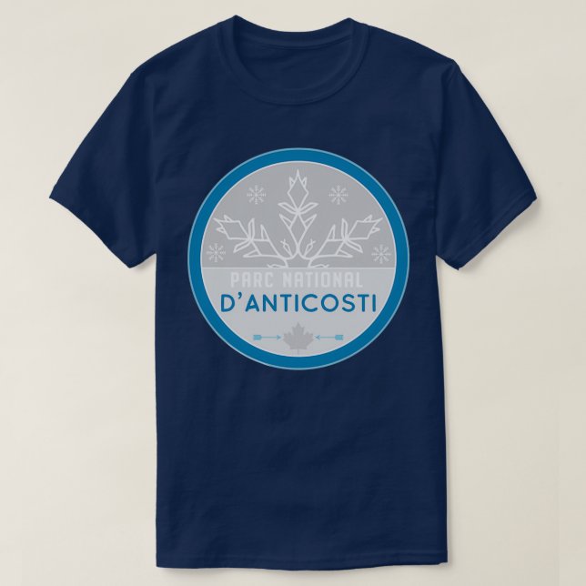 Anticosti National Park Park Quebec QC Canada Snow T-Shirt (Design Front)