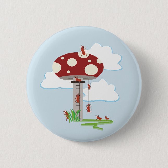 Antics 6 Cm Round Badge (Front)