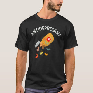 Antidepressant Cat Funny Cat Kitten Lovers T-Shirt