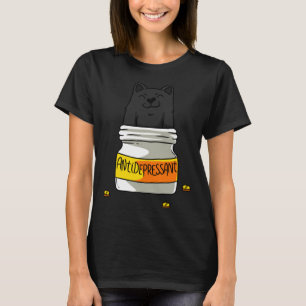 Antidepressant Cats Kitty Lover Animal Kitten Owne T-Shirt