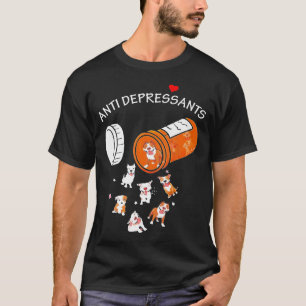 Antidepressant Pitbull Dog  Pibull T-Shirt