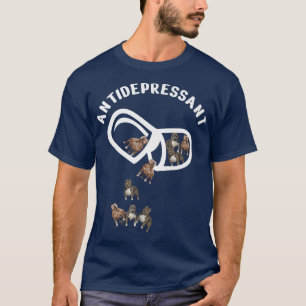Antidepressants, Pitbull Dog Lovers, Funny Dog Own T-Shirt