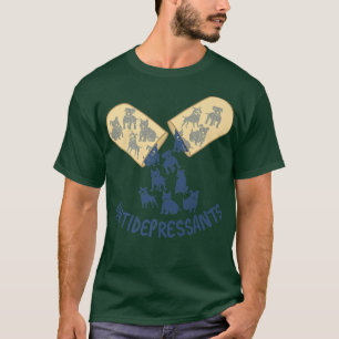 Antidepressants, Pitbull Dog Lovers, Funny Dog Own T-Shirt