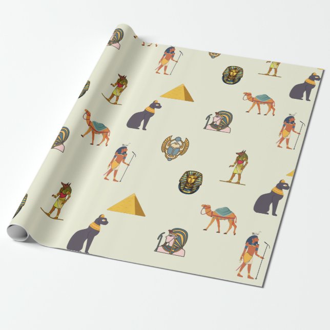 Antient Egypt History  Wrapping Paper (Unrolled)