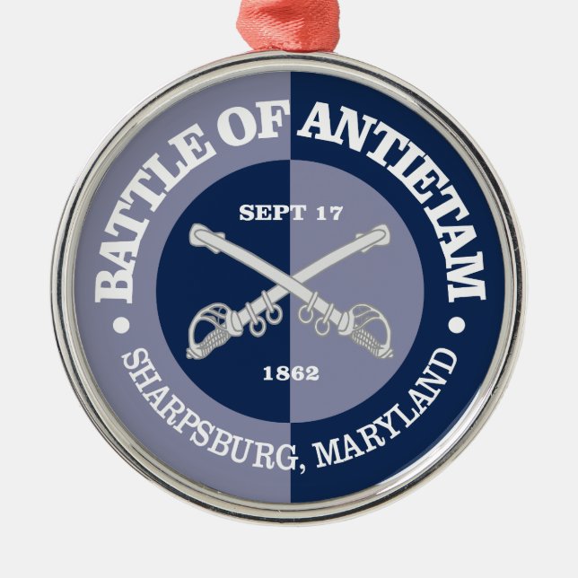 Antietam (B&G) Metal Tree Decoration (Front)