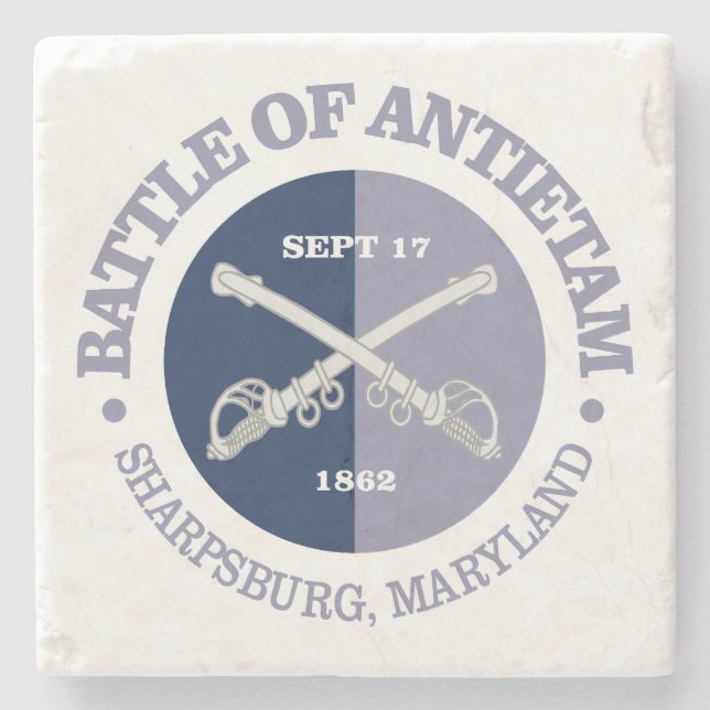 Antietam (B&G) Stone Coaster (Front)