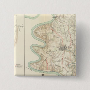 Antietam, Harper's Ferry, Sharpsburg 15 Cm Square Badge