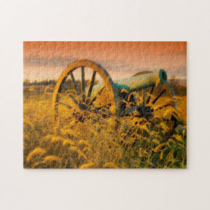 Antietam Maryland Old Cannon. Jigsaw Puzzle