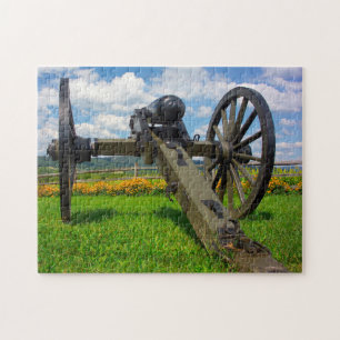 Antietam Saratoga Old Cannon. Jigsaw Puzzle