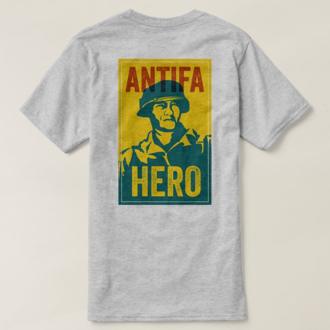 ANTIFA HEROES SERIES: Saving Private Ryan  T-Shirt (Design Back)