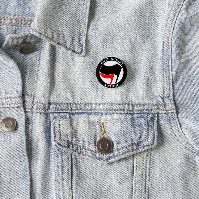 Antifascist 3 Cm Round Badge (In Situ)