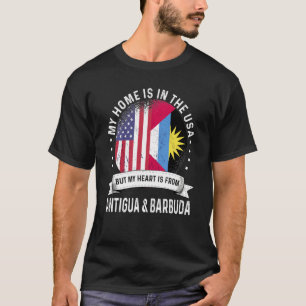 Antigua American Patriot Grown Proud Home USA Flag T-Shirt