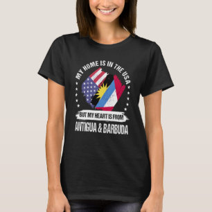 Antigua American Patriot Grown Proud My Heart is f T-Shirt