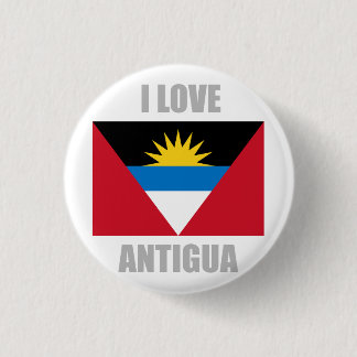 Antigua And Barbuda 3 Cm Round Badge