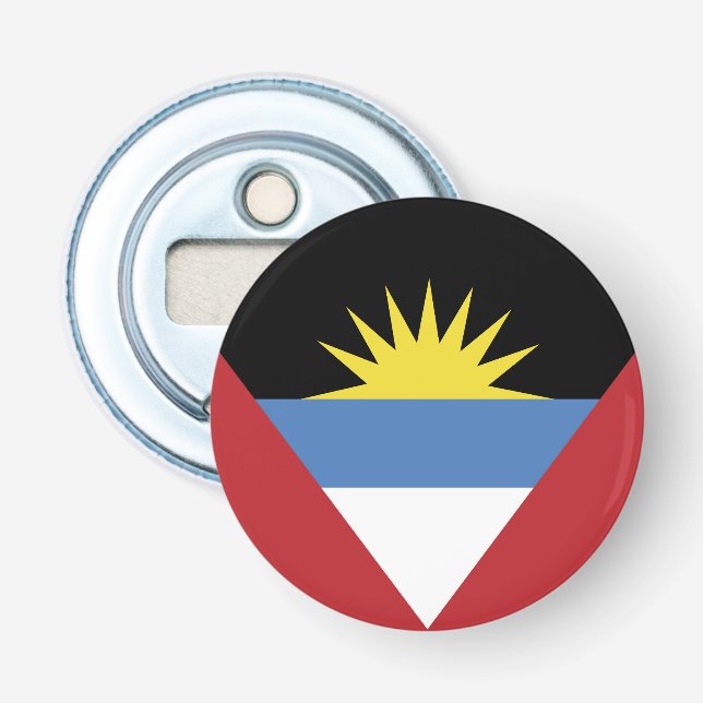 Antigua and Barbuda flag Bottle Opener (Front)