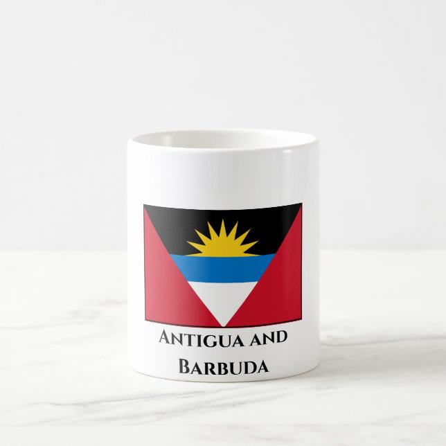 Antigua and Barbuda Flag Coffee Mug (Center)