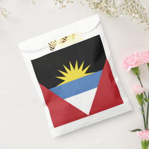 Antigua and Barbuda flag Favour Bags