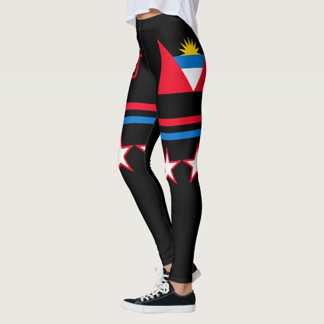 Antigua and Barbuda Flag Leggings (Left)