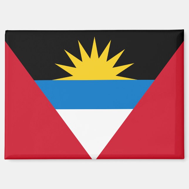 antigua and barbuda flag magnet (Front)