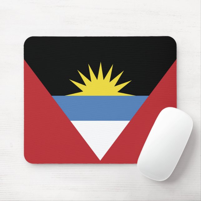 Antigua and Barbuda flag Mouse Pad (With Mouse)